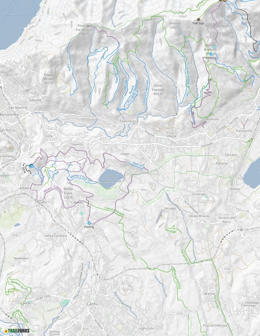 Albavilla Italy Mountain Biking Trails Trailforks