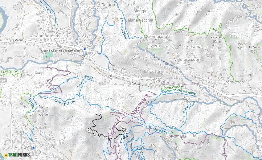 Pontida Italy Mountain Biking Trails Trailforks