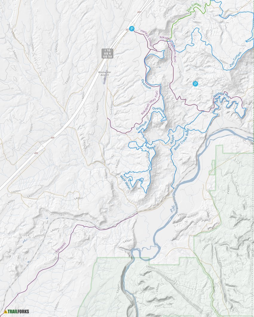 Western Rim Mountain Biking Trails Trailforks