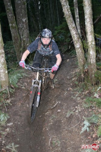 Blinded by the flash...About 4ft later I nearly hit a tree