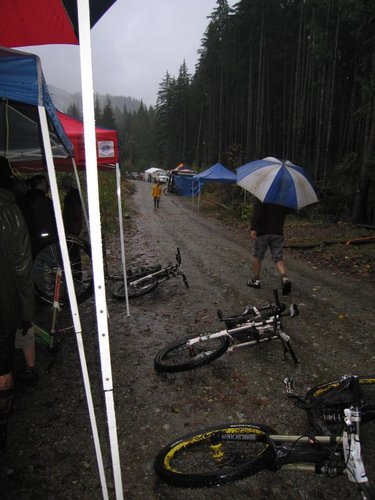 The weather never really got brighter through out the day, but the riders loved it