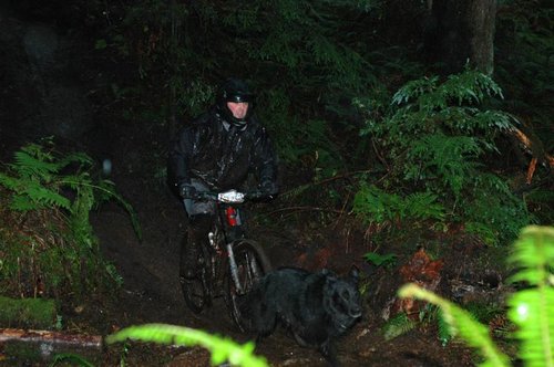 Todd and his race dog Hemi