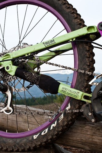 Including a chainstay wrap is mutually beneficial- you prevent chainslap and Norco hides the patent decal