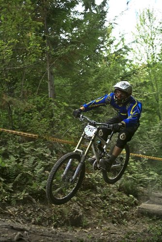 Whitefish Montana's Willie Hobbs drove the distance and is poised to race the distance for a Fluidride podium.