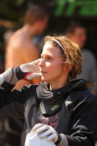 Dirt Corps Cassandra Stamm, Mother Bert Goyles (Columbia ads) long lost daughter...Congrats on your podium run.