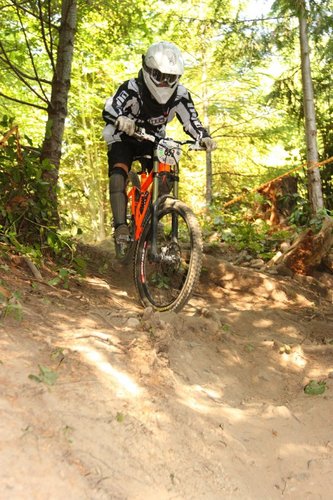 About a month ago, Cassandra Stamm hit a tree with her face, causing damage that would make most people freak out, but this woman is tougher than tough, as soon as she was able to get a fullface back over her head, she got back on the track. Welcome Back Cassandra, you Dirt Corps riders are the toughest in the book.