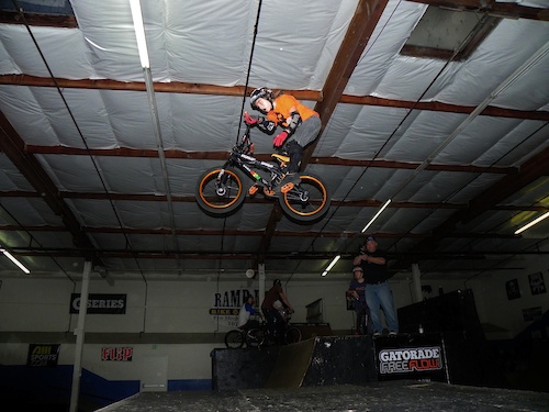 Bryce Tryon getting down with a dialed barspin