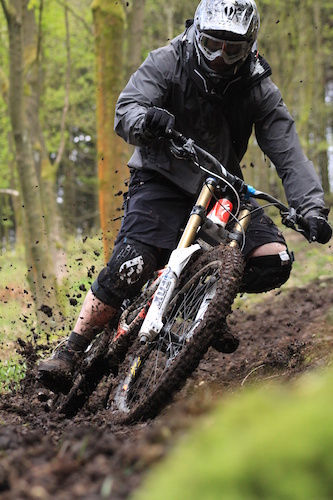 James on the slidy slidy corners