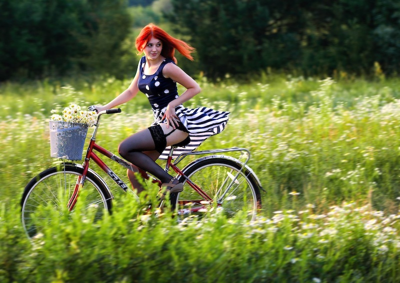 Идеи Для Фото С Велосипедом Для Девушки
