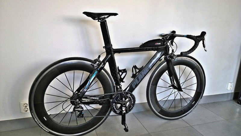 triathlon bike with drop bars