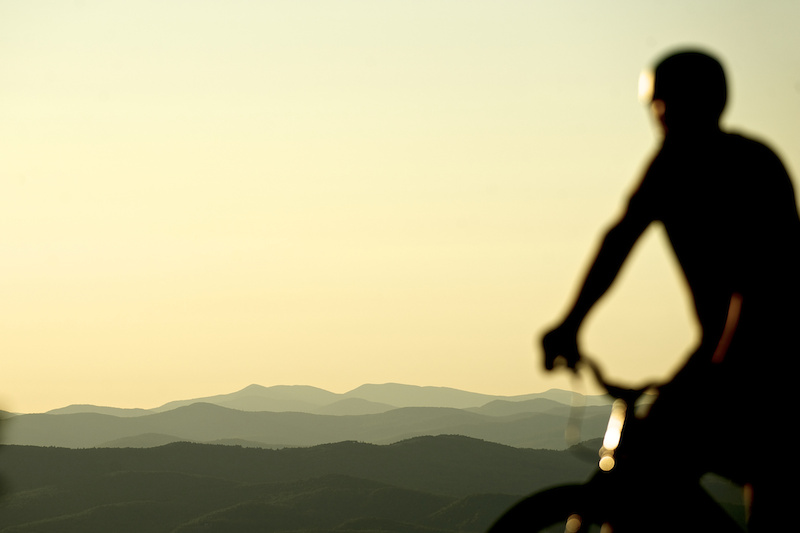 Tim Hasselmann riding in Ascutney Vermont for the Green Mountain Showdown competition submission. Ascutney VT 7 24 11