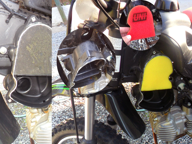 klx110 air filter