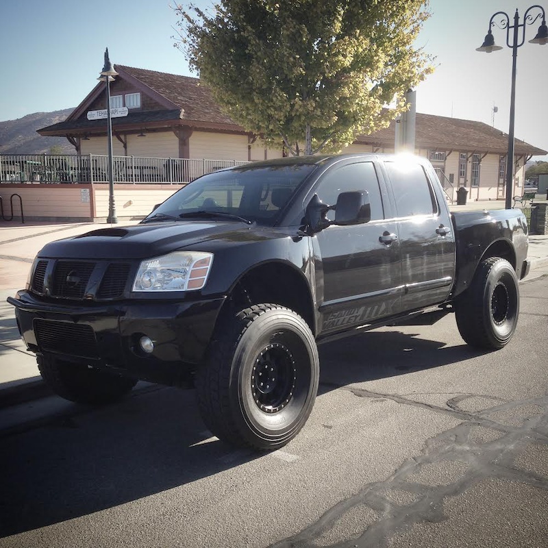 Multiple LED Light bars behind the Titan Grill Nissan Titan Forum