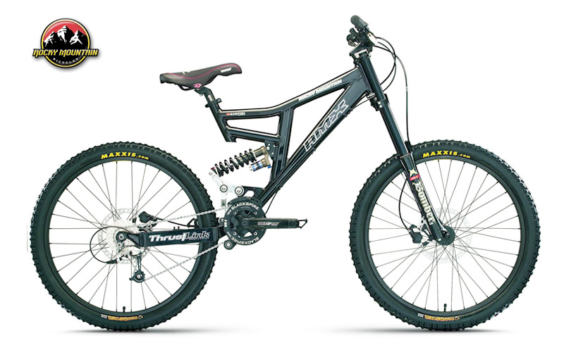 downhill rocky mountain bikes