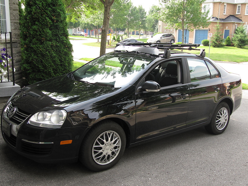 vw jetta bike roof rack