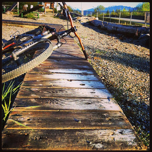 Mountain Air Trail Mountain Bike Trail Burnaby Mountain / SFU, Burnaby