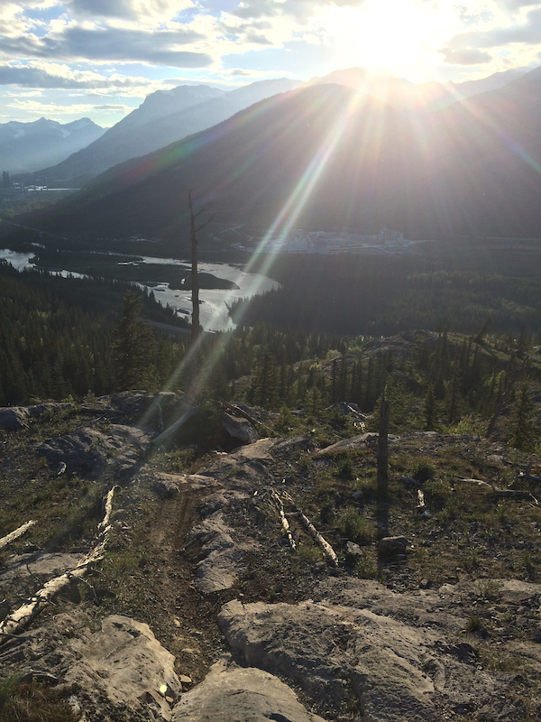 Razors Edge Mountain Bike Trail Canmore, AB