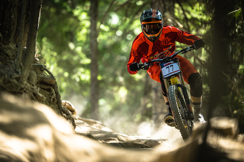 WHISTLER CANADA - AUGUST 17 on August 17 2016 at Crankworx in Whistler British Columbia Canada. Photo by Clint Trahan Crankworx