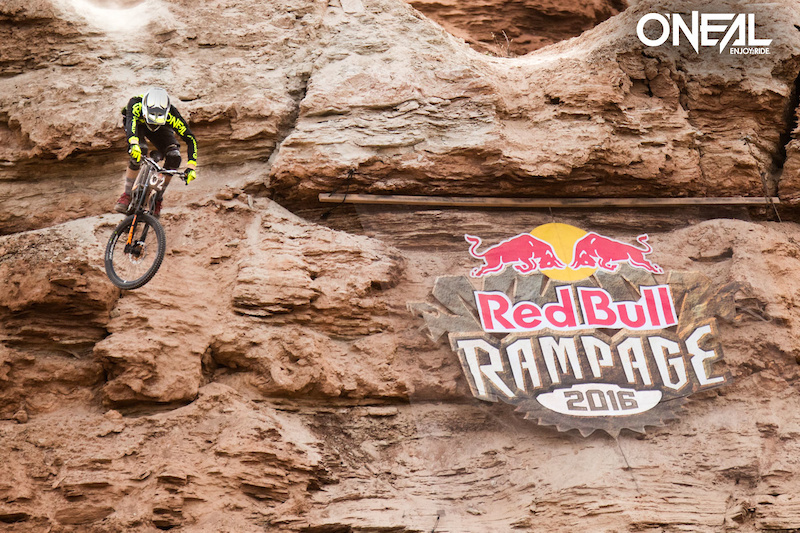All Mountain Boss and O Neal team rider James Doerfing showed his signature carving style at the Red Bull Rampage.