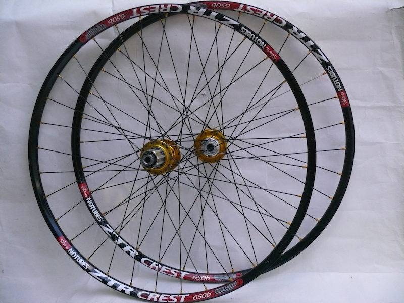 Chris King Stan S Crest 650b Disc TA Wheelset For Sale