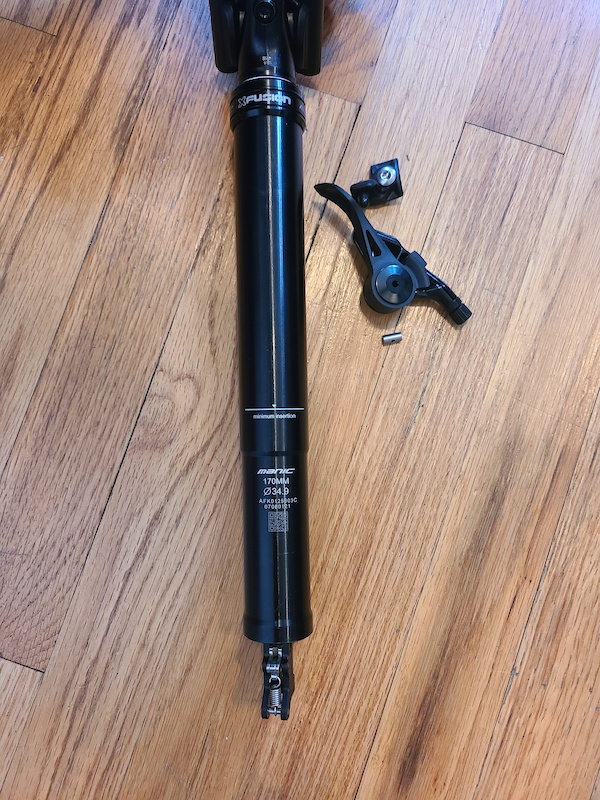 X Fusion Manic Dropper Seatpost Mm Mm Black For Sale