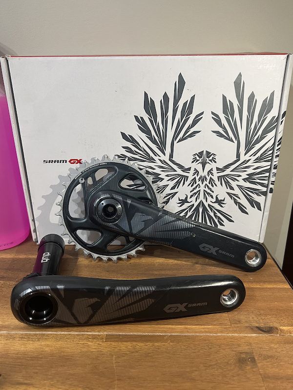 2022 Sram GX Eagle Carbon Crankset 175mm 32T DUB For Sale