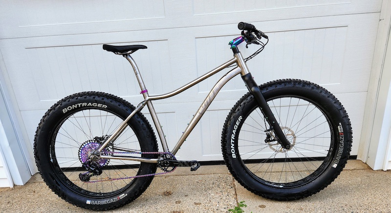 2019 Why Cycles Big Iron Titanium Fat Bike Large V1 For Sale