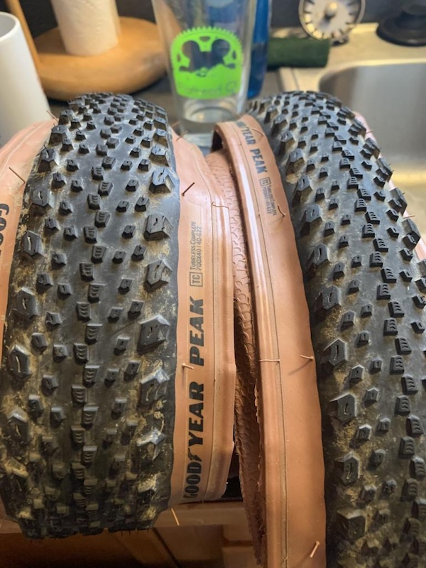 2 Goodyear Peak Ultimate Gravel Tires Tubeless For Sale