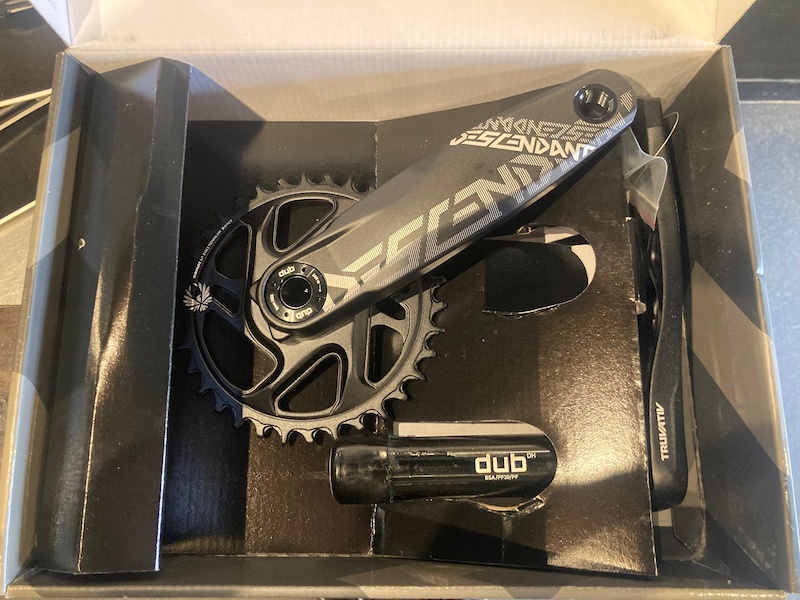 2023 Truvativ DESCENDANT DH CRANKSET DUB 83 34T 165MM BLACK For Sale