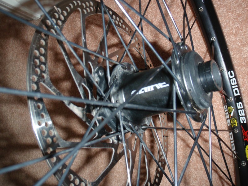 Shimano Saint Mavic 325 Wheel Set With Rotors For Sale