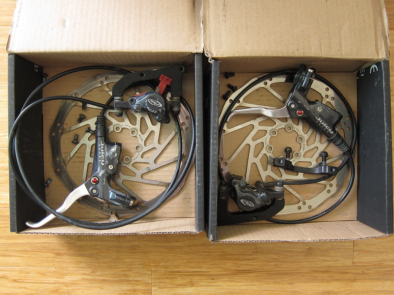 Avid Juicy 7 Full Set With Rotors 203mm Adapters And H For Sale