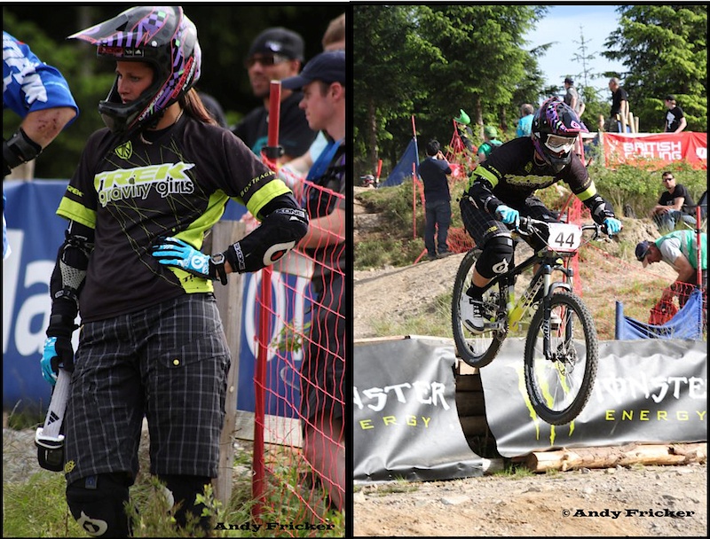 Steffi at 4X WC Fort William, United Kingdom