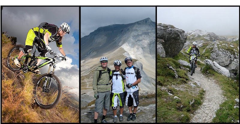 Katja riding 2010 also together with Ross Schnell and Rene Wildhaber