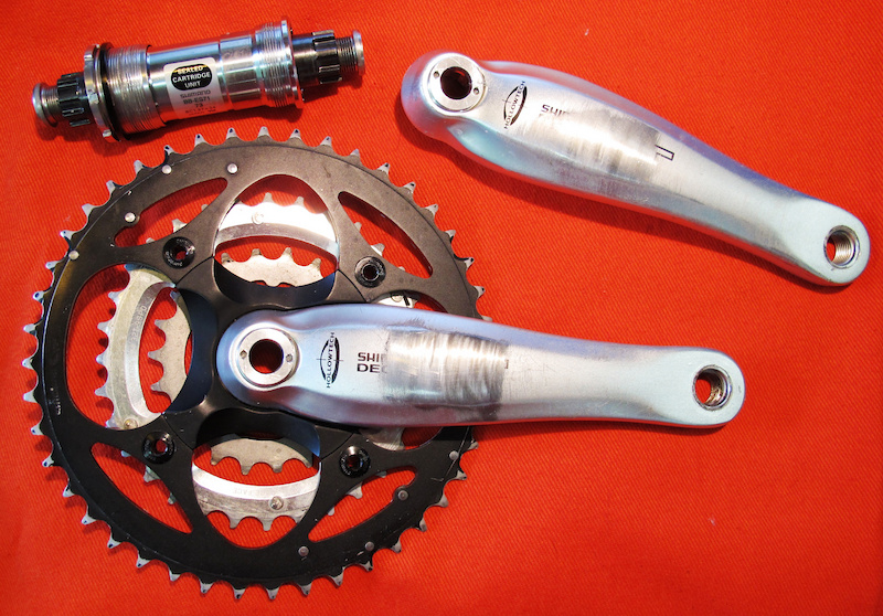 Shimano Xt Fc M Crankset W Bottom Bracket For Sale