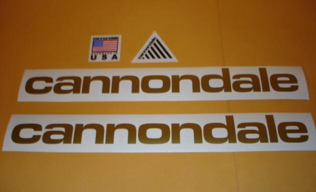 vintage cannondale decals