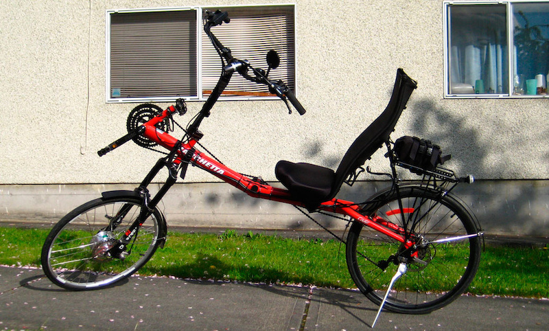 motorized recumbent bike