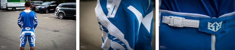 Royal Race jersey and short details 