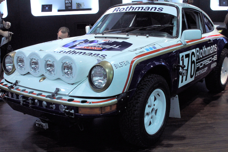 Rally Porsche in the GoPro booth at Interbike