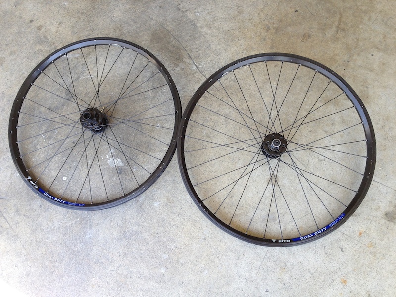 WTB Dual Duty FR WheelSet 26" 20mm QR For Sale