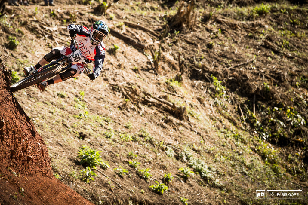 Mitch Ropelato blasting high into the second spot. Team America World Policing the 29 er class.
