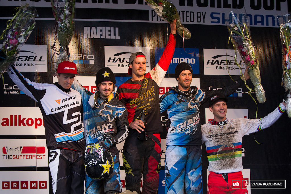 Men s podium