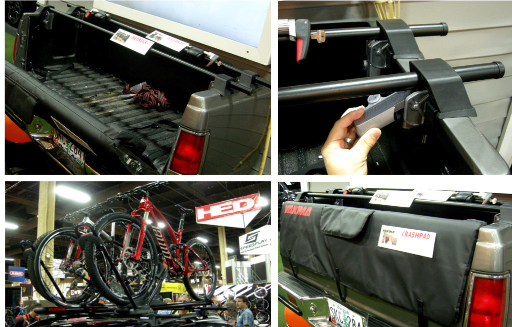 Yakima Bedrock truck-bed adapter towers