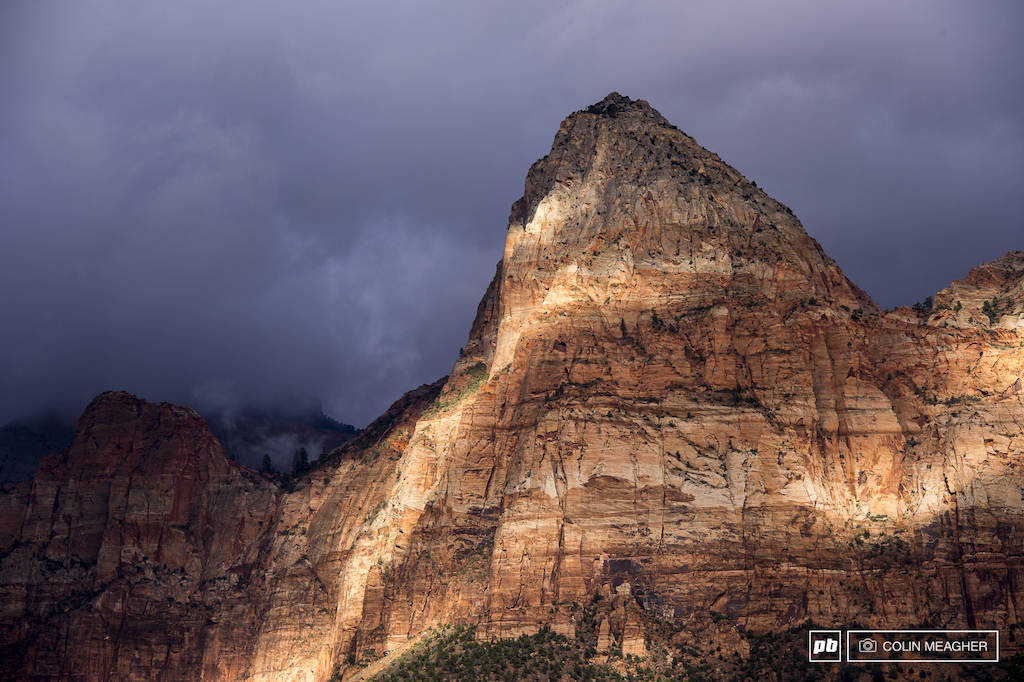 The rain finally broke late Thursday afternoon sending in some glory as the day came to a close.