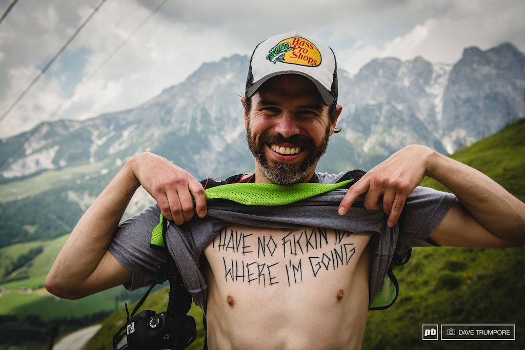 This is Boris. He will be at the race and no track walk is complete without getting him to show you some of his body art . Don t worry he s more than willing.