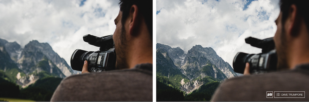 If the venue is in an epic mountain setting be sure to capture plenty of footage to show your friends back home.