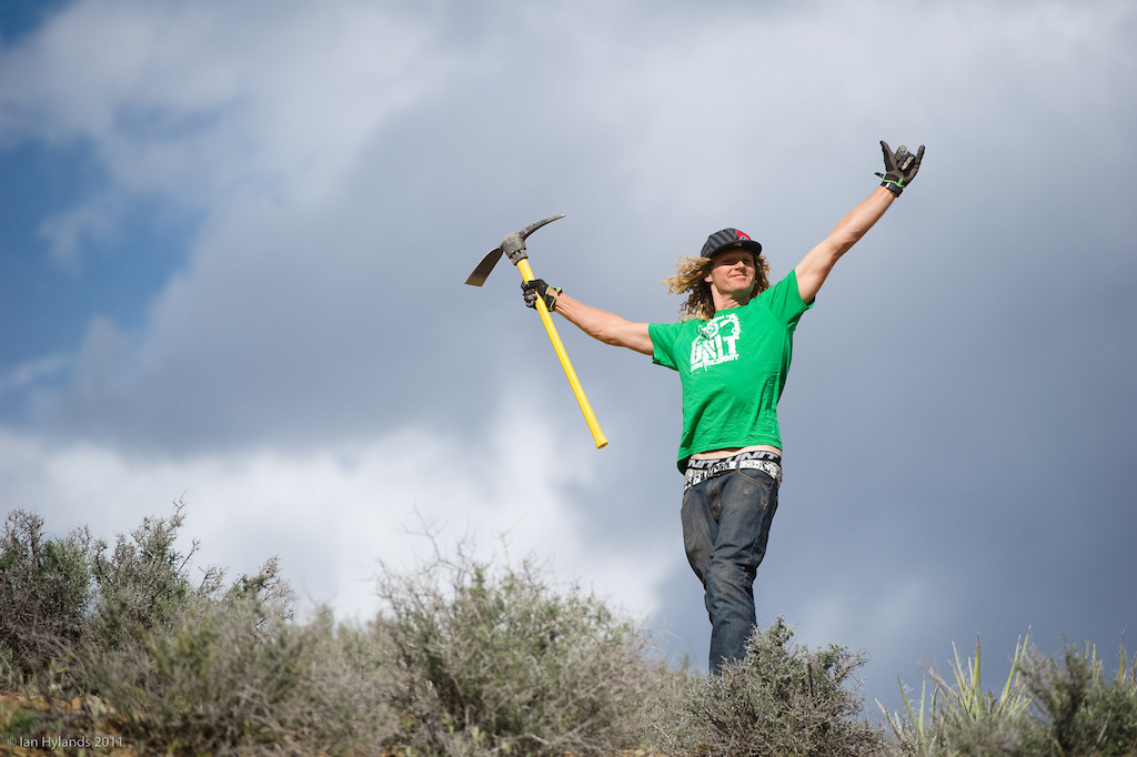 Kelly McGarry, just simply stoked to be in Utah!