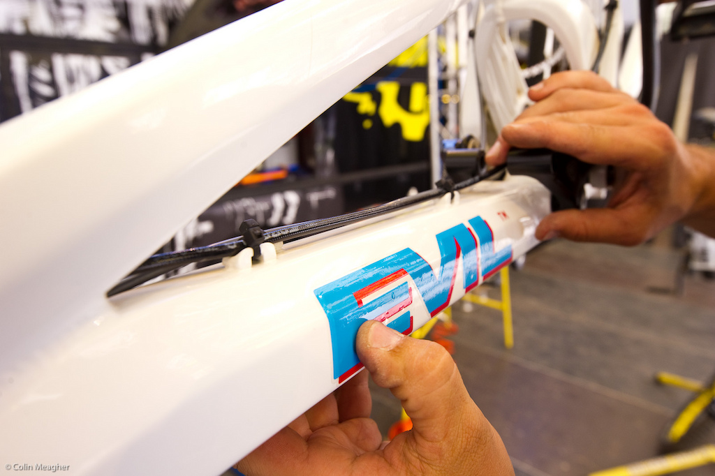 Brook MacDonald s bike s seeing a new set of decals every day courtesy of Christian the lead wrench at MS-Evil.