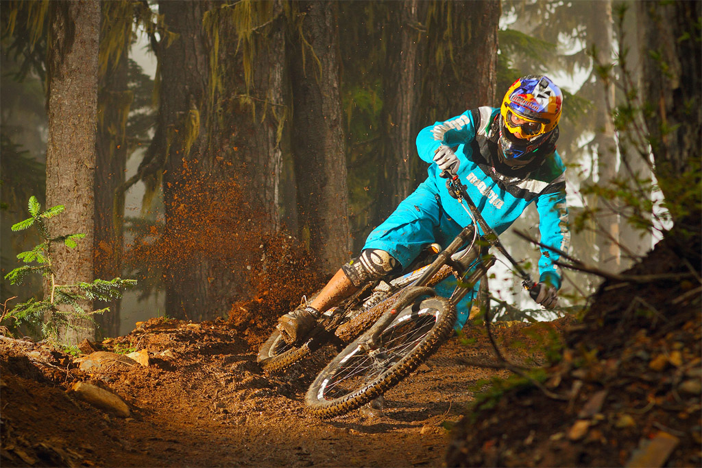 Da Tschugg shredding on his GHOST DH. Photo c by www.larsscharlphoto.com me 