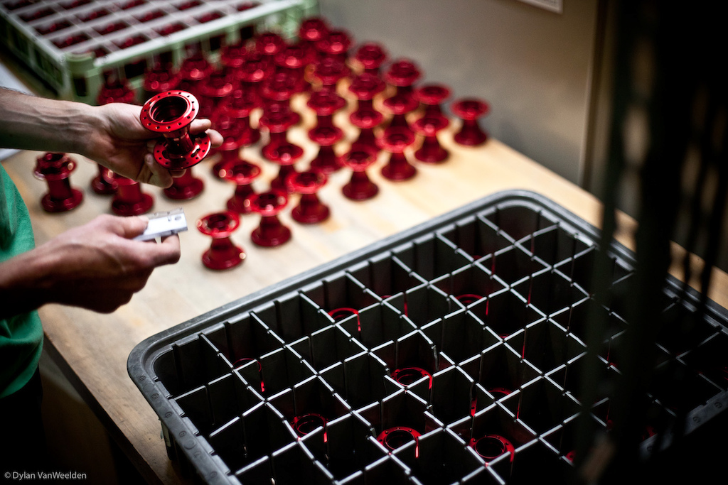 Every Hubshell--every single one--is measured by hand before assembly. One more Q and C step that makes the end product so damn good.