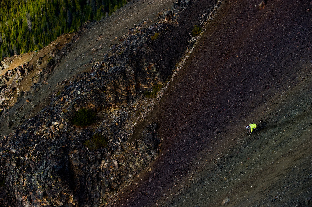 Heli bike in Bralorne BC for Kona bikes. Photo Blake Jorgenson